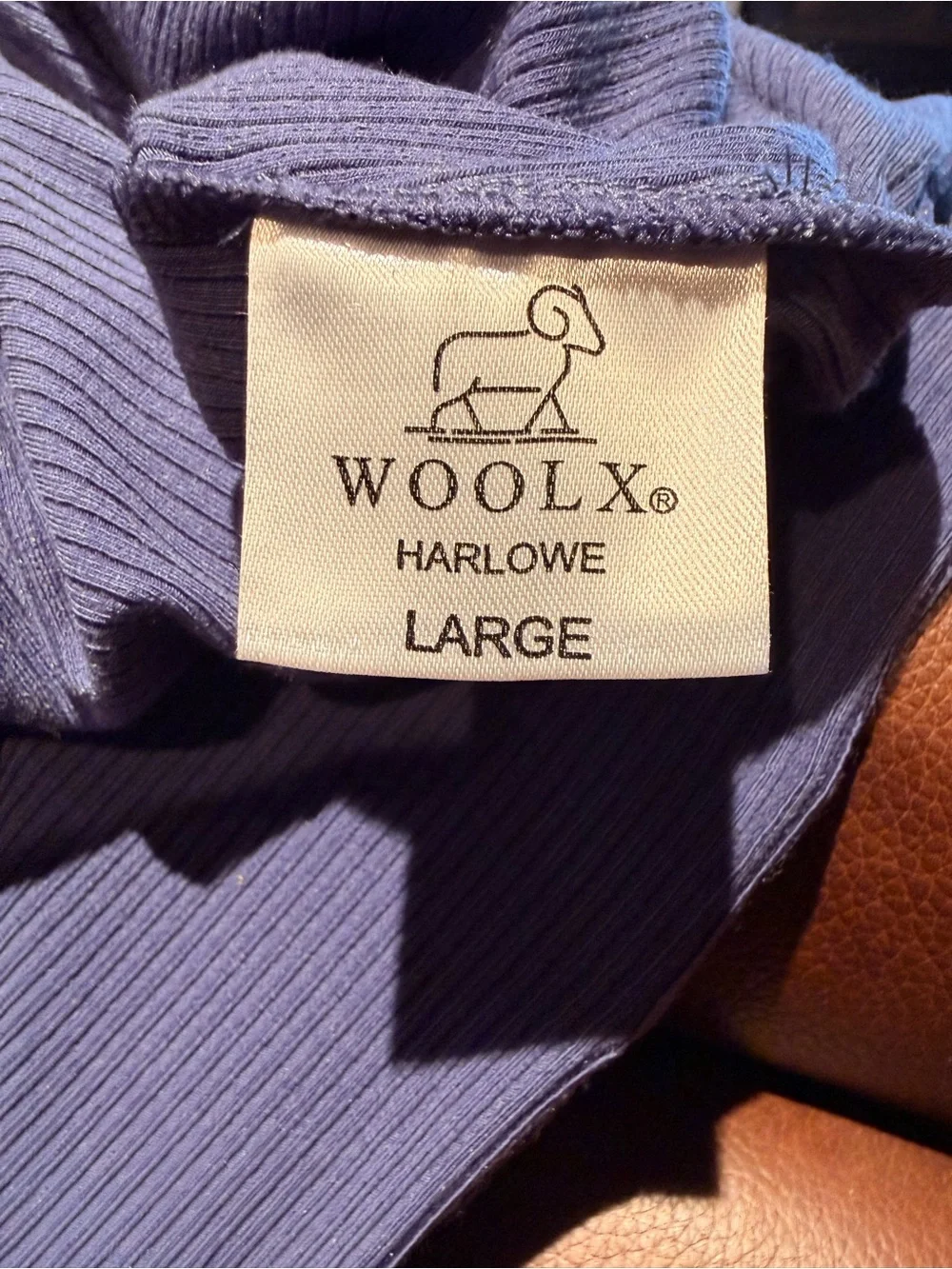 Woolx Harlowe Purple size large new - Picture 3 of 3